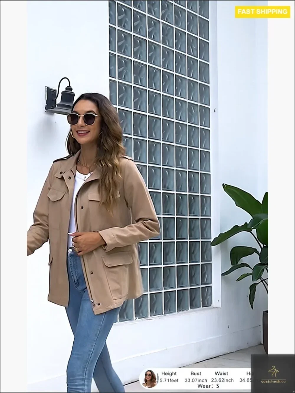 Military Utility Anorak Jacket Lightweight Cotton Vintage Field Safari Coat